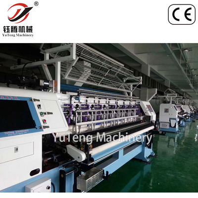 Geautomatiseerde quiltborduurmachine Bedovertrek die machine maakt Multi-naald shuttle-quiltmachine
