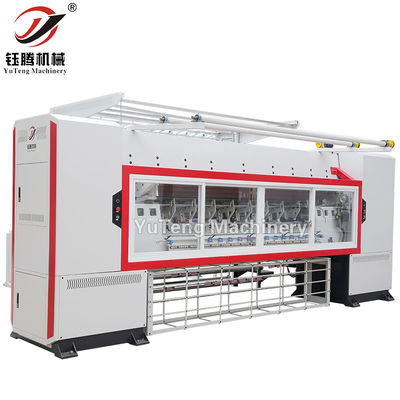 Hoge snelheid 1200 RPM multi-naald quiltmachine met 2450 mm quiltbreedte en 80 mm quiltdikte