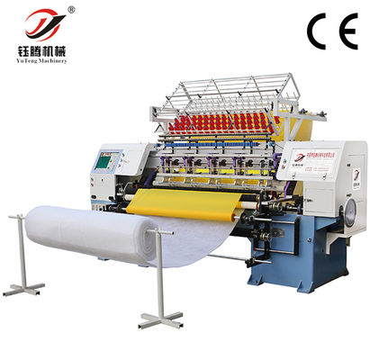 Meerdere doeleinden Lock Stitch Quilting Machine High Speed voor beddoek 1650mm Breedte