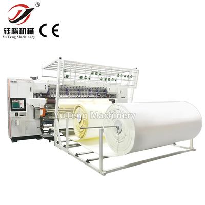 Hoge snelheid 1200 rpm gecomputereerde quilting machine met 2450 mm werkbreedte en automatische draad trimmen