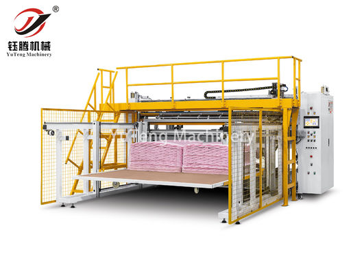 Geautomatiseerde computergestuurde filet snijmachine met ultrasone snijtechnologie en mechanisch armhefplatform voor woningtextiel