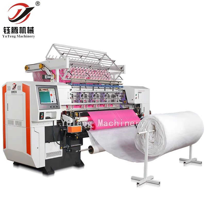 Fabrieksgebruik Computerized Automatic Shuttle Multi Needle Quilting Machine Voor het maken van kleding Home Textile Product