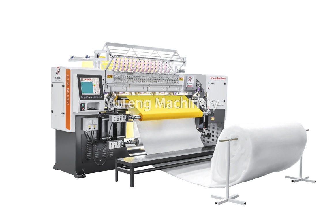 Computerized Industrial Double Row Rotary Hook Quilting Machine voor het maken van kleding